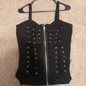 Hot Topic Zip Corset